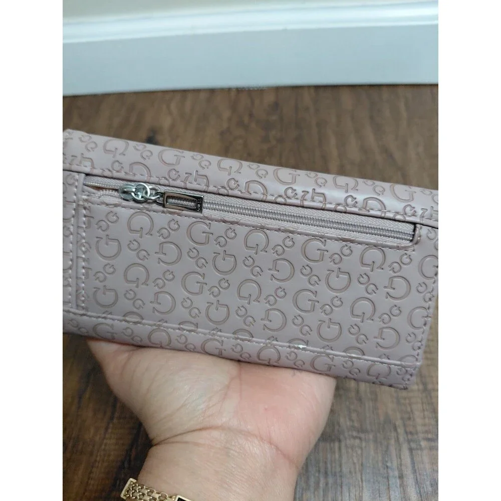 Wallet Guess Women Trifold Purse Taupe Ophelea